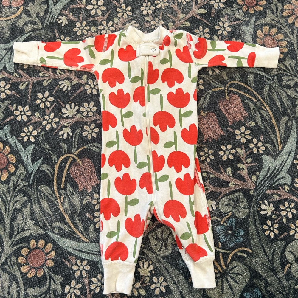 Hanna Andersson Tulip Print PJ 3-6 Mo